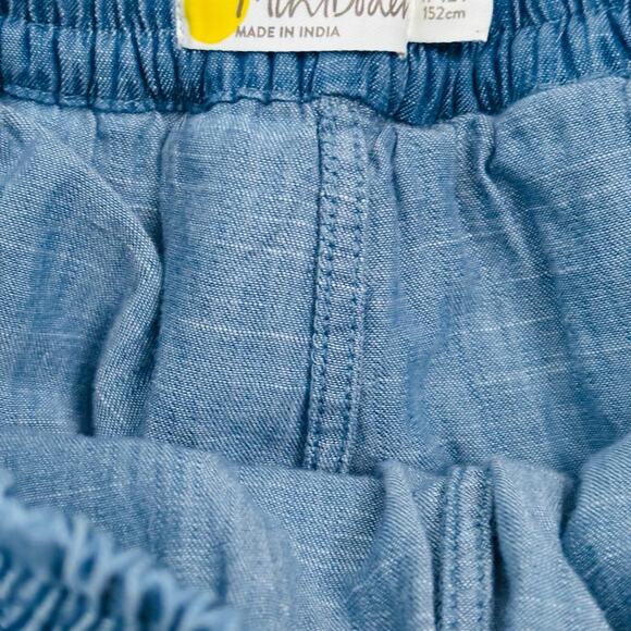 Mini Boden Denim Rainbow Tiered Skort Size 11/12 VGUC - Picture 3 of 5